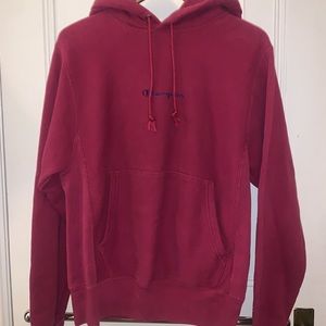 Burgundy Champion Hoodie